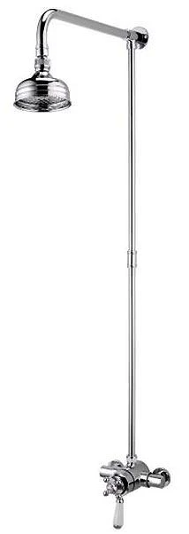 Bristan Regency Thermostatic Surface Mounted Shower Valve With Rigid Riser Rail - R2 SHXRR C