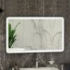 RAK Ceramics Art Soft 600 X 1200mm LED Illuminated Mirror - Brushed Nickel - RAKARTSFBN5004 -Luxe Bathrooms r a rak rakartsfbn5004