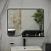 RAK Ceramics Ornate 600 X 1000mm LED Illuminated Mirror - Matt Black - RAKORNMB5002 2 RAK Ceramics Ornate 600 X 1000mm LED Illuminated Mirror - Matt Black - RAKORNMB5002 -Luxe Bathrooms r a rak rakornmb5002