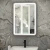 RAK Ceramics Picture Soft 500 X 700mm LED Mirror - Brushed Nickel - RAKPICSFBN5001 -Luxe Bathrooms r a rak rakpicsfbn5001