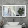 RAK Ceramics Picture Soft 600 X 1000mm LED Mirror - Chrome - RAKPICSFCP5003 2 RAK Ceramics Picture Soft 600 X 1000mm LED Mirror - Chrome - RAKPICSFCP5003 -Luxe Bathrooms r a rak rakpicsfcp5003