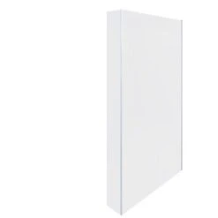 RAK Ceramics Feeling Fixed Return Glass Deflector Panel 2000mm X 250mm (Inc Fixings) - White - RAKFRP500