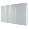 RAK Ceramics Gemini Alluminium Triple Door Mirrored Cabinet With Adjustable Shelves 700x1200mm - RAKGEM5003 2 RAK Ceramics Gemini Alluminium Triple Door Mirrored Cabinet With Adjustable Shelves 700x1200mm - RAKGEM5003 -Luxe Bathrooms r a rakgem5003