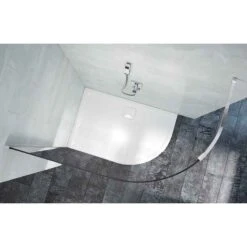 Merlyn 8 Series Curved Wet Room Glass Panel 1000mm - Glass - S8CURV1000 -Luxe Bathrooms s 8 s8curv1000 1