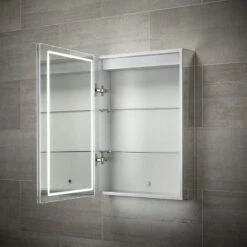 Sensio Sonnet Single Door Diffused LED Cabinet Mirror 700x500x132mm - SE30194C0 -Luxe Bathrooms s e sensio se30194c0 2