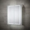 Sensio Sonnet Double Door Diffused LED Cabinet Mirror 700x600x132mm - SE30394C0 2 Sensio Sonnet Double Door Diffused LED Cabinet Mirror 700x600x132mm - SE30394C0 -Luxe Bathrooms s e sensio se30394c0
