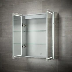 Sensio Sonnet Double Door Diffused LED Cabinet Mirror 700x600x132mm - SE30394C0 9 Sensio Sonnet Double Door Diffused LED Cabinet Mirror 700x600x132mm - SE30394C0 -Luxe Bathrooms s e sensio se30394c0 2