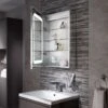 Sensio Belle Single Door Dual Lit LED Cabinet Mirror 700x500x140mm - SE30796C0 1 Sensio Belle Single Door Dual Lit LED Cabinet Mirror 700x500x140mm - SE30796C0 -Luxe Bathrooms s e sensio se30796c0 2