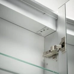 Sensio Ainsley Triple Door Diffused LED Cabinet Mirror With Bluetooth 700x1200x130mm - SE30994C0 -Luxe Bathrooms s e sensio se30994c0 4