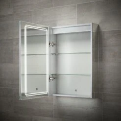 Sensio Harlow Single Door Diffused LED Cabinet Mirror 700x500x132mm - SE31194C0 -Luxe Bathrooms s e sensio se31194c0 2