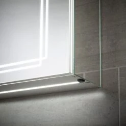 Sensio Harlow Single Door Diffused LED Cabinet Mirror 700x500x132mm - SE31194C0 -Luxe Bathrooms s e sensio se31194c0 3