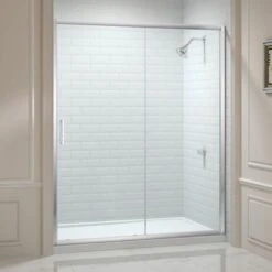 Merlyn 8 Series Sliding Shower Door With Tray 1700mm - MS88281 17 Merlyn 8 Series Sliding Shower Door With Tray 1700mm - MS88281 -Luxe Bathrooms s e series8sliderinrecess 13