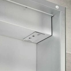 Sensio Harlow Double Door Diffused LED Cabinet Mirror 700x600x132mm - SE31394C0 -Luxe Bathrooms se31394c0 shaver socket