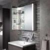 Sensio Aspen Double Bathroom Cabinet Mirror With Diffused LED's - SE30816C0 -Luxe Bathrooms sensio se30816c0 aspen double bathroom cabinet mirror lifestyle