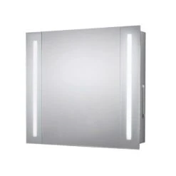 Sensio Finlay Single Door LED Cabinet Mirror 600x650x105mm - SE34295C0