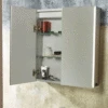 Tavistock Sleek LED Mirrored Bathroom Cabinet 2 Door - SL60AL -Luxe Bathrooms sl60al2