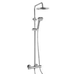Trisen Harik 2 Round Exposed Adjustable Thermo Shower Set - TSS109